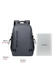 arctic hunter Arctic Hunter Backpack For Men Light Weight 15 6 Laptop Backpack Water Resistant Stylish Anti Theft 25L Laptop Bag 5 Compartment For Travel Business College And Daily Use