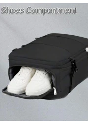 حقيبة ظهر للرجال للسفر والعمل، حقيبة يد كبيرة للحمل، مقاومة للماء، حقيبة نهارية كبيرة للنهاية الأسبوع، حقيبة