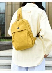 Multifunctional Dual Purpose Breast Bag For Men And Women Outdoor Travel Lightweight Small Backpack Mountaineering Bag Fashionable Crossbody Bag