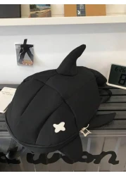 peach tree Large Capacity Men s Backpack Fashionable Minimalist Shark Design Couple Backpack Suitable For High School College Students Commuting Travel Sports Halloween Christmas Gifts Peach Tree Bran