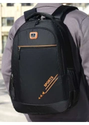 New Fashion Minimalist Casual Versatile Lightweight Travel Commute Large Capacity Multi Pocket Flat Book Laptop Men Backpack