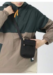 Men s Mini Shoulder Bag Messenger Bag Crossbody Bag Wallet Purse Sling Bag