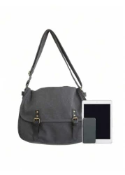 Vintage Canvas Laptop Bag Medium Messenger Bag College Bag Dad Freshman For Books Multi Functional Dorm University Men Bag School Bag Student Bag Book Bag Scream Gifts For Men Travel Winter Merry Larg