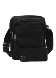 1PC Compact Crossbody Bag Nylon With Multi Zip Compartments Adjustable Strap For Comfortable Wear Freshman For Books Multi Functional Dorm University School Bag Students Commute Stylish Portable Sling