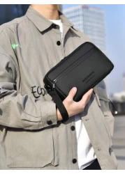 1pc Crossbody Bag Shoulder Bag Waist Bag Handbag Sports Bag Wallet Card Holder Fabric Multiple Compartments Pockets Adjustable Shoulder Strap Hiking Christmas Winter Gifts Hip Bag Tote Bag Black Bag H