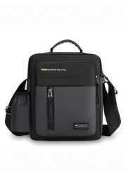 1pc Zipper Closure Handbag New Style Fashion Messenger Bag Can Be Carried On Shoulder Crossbody Hand Shoulder Strap Adjustment Buckle Practical Pull Head Can Be Carried On Left And Right Shoulders For