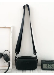 High School Students University Freshman Multifunctional Sling Bag Shoulder Bag Casual Bag Mini Men Letter Embossed Square Bag Handbag For Travel College Outdoors Sports PU Material Goyard Vacation Vi