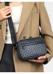 Fashion Personality Small Bag Shoulder Crossbody Bag With A Small Hong Kong Fashion Crossbody Bag Christmas Fall University Sling Bag Cross Body Bag Side Bag Vintage Travel Purse Holiday Thanksgiving