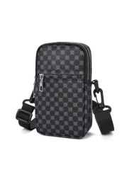 Shoulder Bag Brand New Sports Crossbody Bag Casual Versatile Lightweight Commuting Backpack Mobile Phone Bag Checkered Backpack Christmas Teacher Gift College University Bag For School Portable Fashio