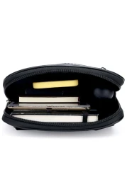 High School Students University Sling Bag Shoulder Bag Casual Bag Men Geo Graphic Crossbody Bag Fashion Adjustable Printed For Daily Commuting Crossbody Bag Messenger Cylinder Bag Men Bag Winter Vinta