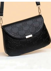 حقيبة بسعة كبيرة نسائية، نسيج فاخر، حقيبة كروسبودي أنثوية ذات كتف واحد [ السحب عشوائي]