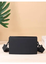 حقيبة كتف رجالية موضة، طقم حقيبة متعددة الاستخدامات للسفر والأعياد والمهرجانات 2 قطعة