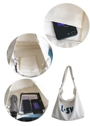 Oversized Hobo Bag Letter Print Handbag Schoolbag Sling Bag Sport Bag For High School University Student For Travel College College Bag Summer Dad Freshman Bag Crossbody Bag Shoulder Bag Side Bag Stud