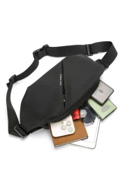 Gifts For Enjoy Sports Festival Workout Traveling Running Casual Hands Free Wallets Waist Pack Phone Bag Fits All Phones Matte Black