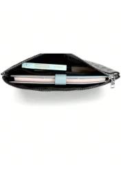 حقيبة أمتعة صغيرة للحمام ، للرياضة والأعمال ، حقيبة كلتش رجالية من البوليسترين مربعة الشكل ، محفظة أموال بسحا