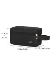 Fashionable Casual Student Clutch Bag Black Bag Hand Bag Office Supplies Vintage Gift Storage Men Gift Gift For Husband Valentines Gift Summer Bag For School Christmas Scream Men Bag Wallet Hand Bag M