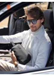 arctic hunter Men Clutch Bag Portable Washing Toiletry Bag Handbag For Sports Business And Travel Storage Bag Underarm Bag Square Bag For Business Gift For Father Wash Bag Toiletry Bag Handbag For Uni