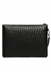 1pc 9 1in 5 9in 1 2in Fashion Men Clutch Bag Wrist Bag Envelope Handbag PU Scratch And Wear Resistant Material Suitable For Going Out Gathering Commuting Multiple Pockets Business Style Purse Thanksgi