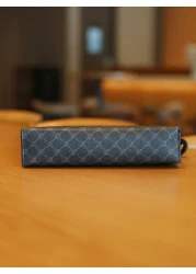 1pc Men s Fashion Business Clutch Bag PU Material With Wrist Strap Wallet Handbag Small Square Bag Detachable Wrist Strap Practical Card Slots Inside Valentine s Day Gift Purses Vintage Travel Essenti