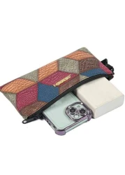 Men s Hand Bag Small Square Bag Stitching Handbag Fashion Fashion Niche Wrist Bag