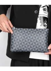 Washing Toiletry Bag Men s Handbag For Sports Business And Travel Storage Bag New Men Wallet 2023 Pu Clutch Envelope Bag Underarm Bag Square Bag Purse Man Pu Men Wallet Anti Theft Lightweight Leather