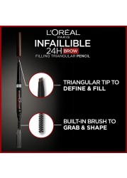 LOreal Paris Infallible Brows 24H Filling Triangular Pencil - 5.23 Auburn