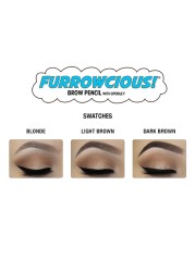 theBalm Furrowcious Brow Pencil with Spooley - Dark Brown