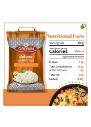 Crown Deluxe Extra Long Grain Basmati Rice, 5kg