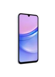سامسونغ A15 هاتف ثنائي الشريحة، RAM سعة 6 غيغابايت، 128 غيغابايت، يدعم 4G LTE - أزرق فاتح
