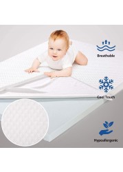Vital Memory Foam (Visco) Mattress Topper Height Of 5 Cm With Removable Knitted Fabric Cover (Single/Twin - 100 X 200)