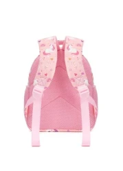 حقيبة ظهر وردي قوقازي جذابة للأطفال واحدة، حقيبة ظهر كرتونية مضحكة ومقاومة للماء، تناسب السفر اليومي والمدرس