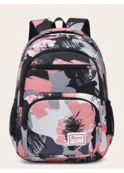 حقيبة ظهر أطفال ذات لون أحادي كاوي، حقيبة ظهر كاجوال سعة كبيرة، حقيبة ظهر مدرسية طلابية ذات لون أحادي بسيطة، ح