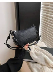 1pc Cute Girl Niche High End Pu Crossbody Bag And Fashionable New Style Bag Fresh And Dopamine Color Matching New Style Youth Girl Style Can Be Cross Body Shoulder Strap Is Adjustable Casual And Fashi