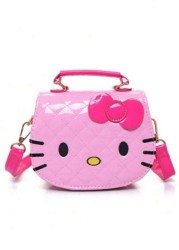 Sanrio حقيبة الكتف الكرتونية الجميلة للبنات مقاومة للماء، حقيبة عبر الجسم، حقيبة يد أنمي موضة، هدايا عيد ميلاد،