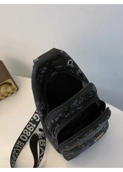 1PC Children s Black And Red Fashionable Small Shoulder Bag Children s Chest Bag For Summer Vacation And Travel Suitable For Travel Shopping Travel And Daily Life Ideal Gift For Children