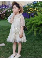 حقيبة بنات يدوية من اللؤلؤ الاصطناعي بتزيين باللؤلؤ، حقيبة صغيرة بطية ذات أسلوب الأميرة الأنيق، مناسبة كهدية