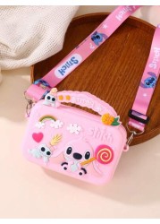 Disney 1 2 Pcs Disney Stitch Plush Crossbody Bag Cute And Versatile Purse Wallet For Boys And Girls