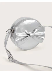 1pc S Bow Decor Cute Crossbody Bag School Bag School Bag Luggage School Bag