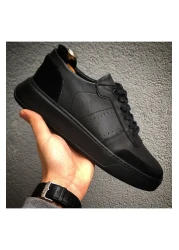 Martinetto حذاء رجالي كاجوال من الجلد الطبيعي باللون الأسود