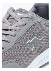 Kangaroos حذاء رياضي للرجال من KangaROOS مزين بشعار مع رباط للإغلاق