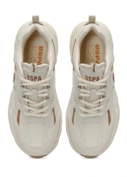 U.S. Polo Assn. حذاء رياضي للجنسين من يو اس بولو اسن إيزابيلا - بيج