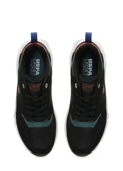 U.S. Polo Assn. حذاء رياضي رجالي أسود من SENSEI 3PR