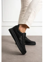 L.A Polo نعل سميك أسود للرجال Snekaer