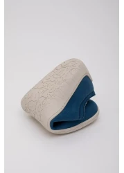 Vaneda حذاء رجالي من الكتان المريح V-Barefoot - أزرق نيلي 1383