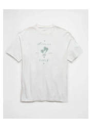 American Eagle تي شيرت بشعار Ae جرافيكي