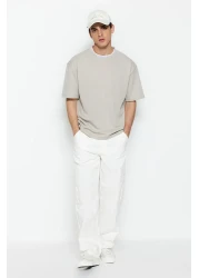  Collection Premium Textured Oversize Knitwear Pike T-Shirt - Tmnss23Ts00079