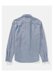 American Eagle قميص دينم بأزرار