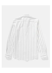 American Eagle Ae Everyday Striped Oxford Button-up Shirt