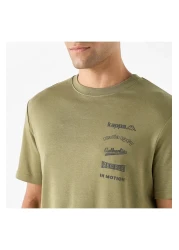 Kappa Logo Print Crew Neck T-shirt with Short Sleeves