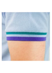 Giordano قميص بولو رجالي عالي الأداء: بيكيه كلاسيكي، ياقة مدببة، تفاصيل مطرزة